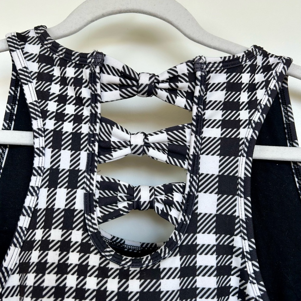 Live Well sports bra crop top with bow detail, size 1X - Picture 4 of 4